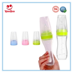 120ml Muti-functional Squeeze Silicone Spoon Feeder