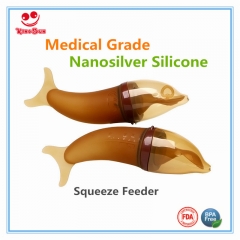 Dolphins Design 4oz Soft Hygienic Silicone Spoon Feeder