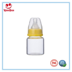 Standard Neck High Borosilicate Glass Baby Bottle 2oz/4oz/8oz