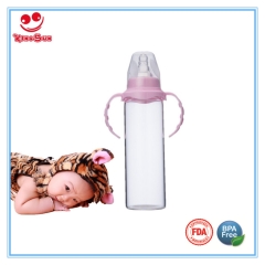 Standard Neck High Borosilicate Glass Baby Bottle 2oz/4oz/8oz