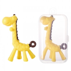 Deer Design Silicone Teether Baby Teething Toy