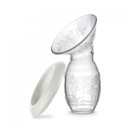 90ml Soft Silicone Breastmilk Pump With Cap