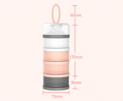 4 Layers Big Capacity Milk Powder Formular Container