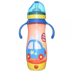 15oz Big Size Cartoon Printed PP Baby Feeding Bottle