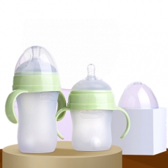 Transaprent Silicone Feeding Bottle 180ml/270ml
