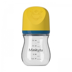 Newborns Wide Neck Glass Baby Feeding Bottle